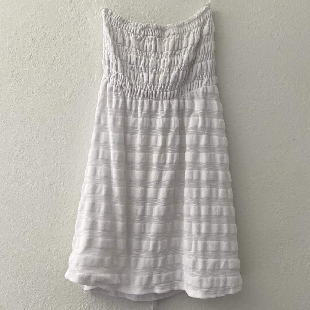 VINTAGE DEB Y2K RUCHED HALTER SWIM COVER-UP - Picture 13 of 16